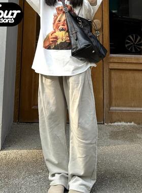 【国内现货】Purey.WR Sweatpants 拉链口袋水洗弯刀裤子卫裤长裤