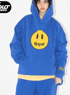 【四季】Drew house mascot 笑脸宽松连帽卫衣宽松休闲蓝春秋外套