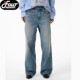 14.5oz面料水洗长裤 BIRTH 子 CHILD.BORC 手缝宝石牛仔裤 ROYAL