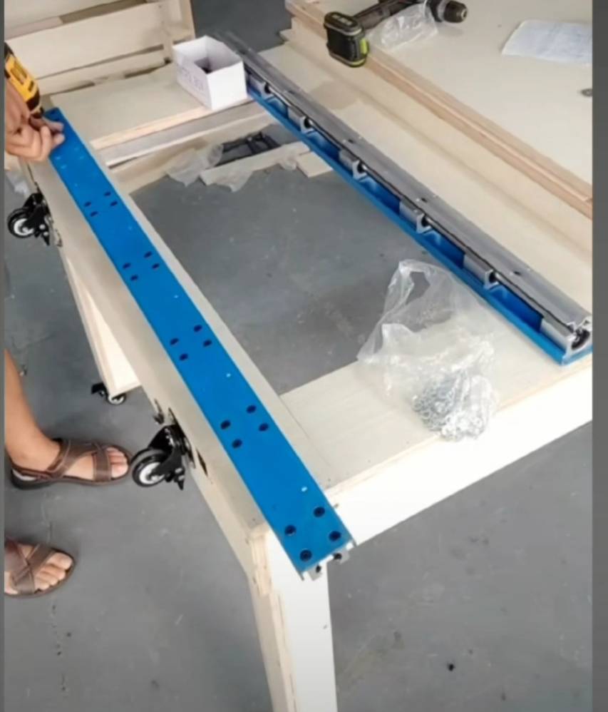 自制组装木工锯台五金配件