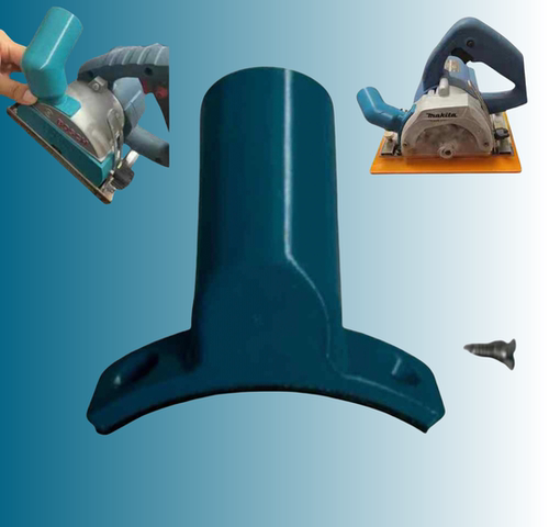 云石机手提锯改装无尘锯配件专用吸尘接口防尘罩吸尘器吸灰口集尘