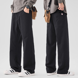 秋冬美式工装休闲垂感A字西裤男女廓形高级直筒阔腿裤3613/特p40，男装西裤，星座223-1（原星座201）