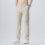 2025夏季薄款冰丝裤男修身商务西裤轻熟风直筒裤休闲长裤k701/p30，商品下架区，星座223-1（原星座201）