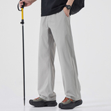 夏季垂感山本裤速干运动冲锋裤阔腿裤男休闲裤空调冰丝裤k632/p35，男装休闲裤，星座223-1（原星座201）