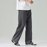 夏季薄款休闲裤男宽松直筒莱赛尔冰丝裤慵懒垂感长裤2901/p45，商品下架区，星座223-1（原星座201）