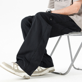 夏季新款莱赛尔天丝休闲长裤子男潮流抽绳直筒阔腿伞兵裤8807/p45，男装休闲裤，星座223-1（原星座201）