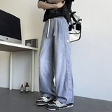 2025夏季凉感肤感天丝牛仔裤子男慵懒风垂感莱赛尔冰丝裤k101/p47，男装牛仔裤，星座223-1（原星座201）