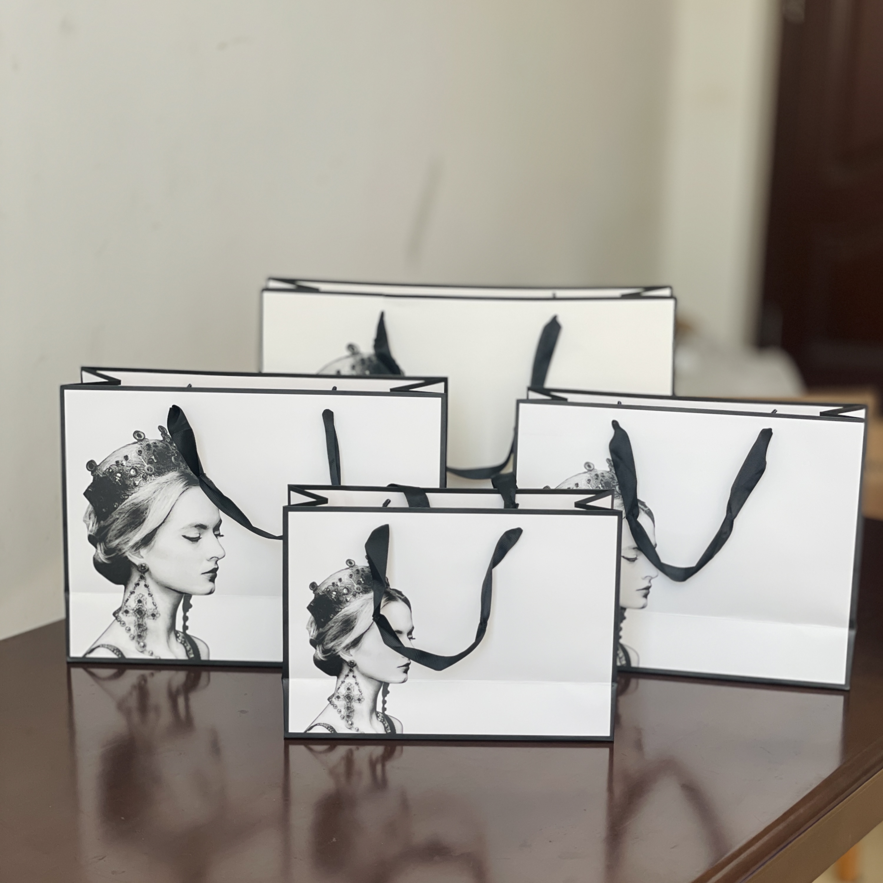 服装袋子定做印logo包装袋订做购物袋塑料袋定制男女装衣服手提袋