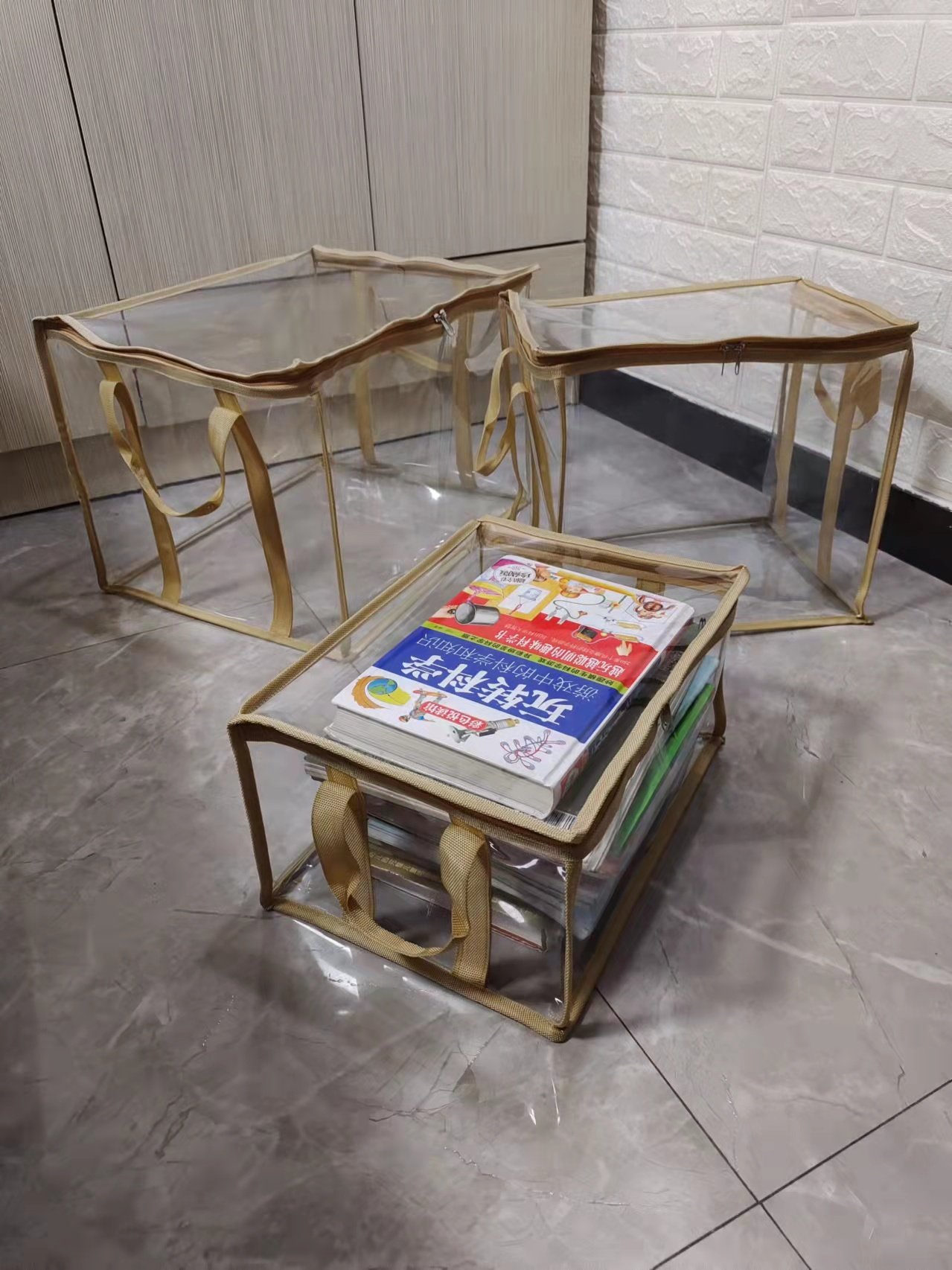 现货拉链大开口袋高清储物袋开口式衣物收纳袋床品收纳袋分类袋,收纳整理,其他收纳,淘宝优惠券,粉丝福利购,淘宝优惠卷