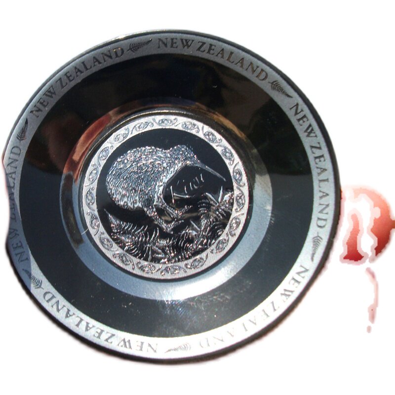 NEW ZEALAND LOCAL BUY FRIDGE MAGNET NEW ZEALAND KIWI NEW ZEALAND FERN DISC WELLINGTON