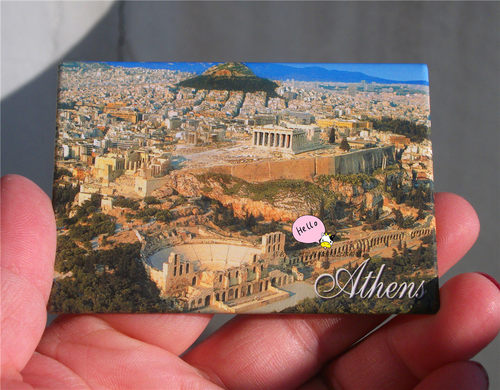 希腊当地购买冰箱贴GREECE