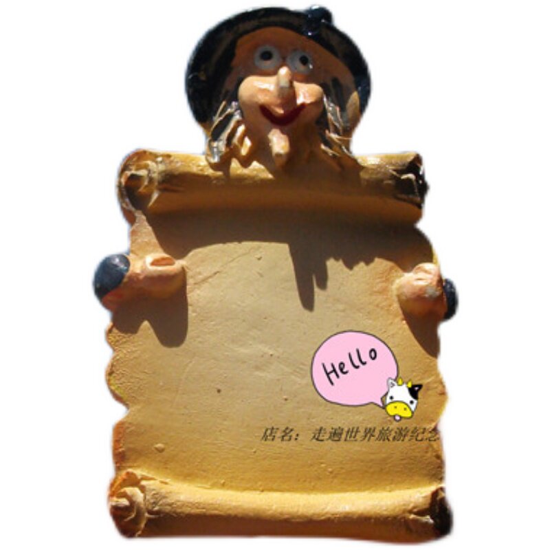 BUY FRIDGE MAGNETS LOCALLY IN THE UNITED STATES HALLOWEEN WITCHES HOLDING A CLIPBOARD ARE FUN AND CUTE