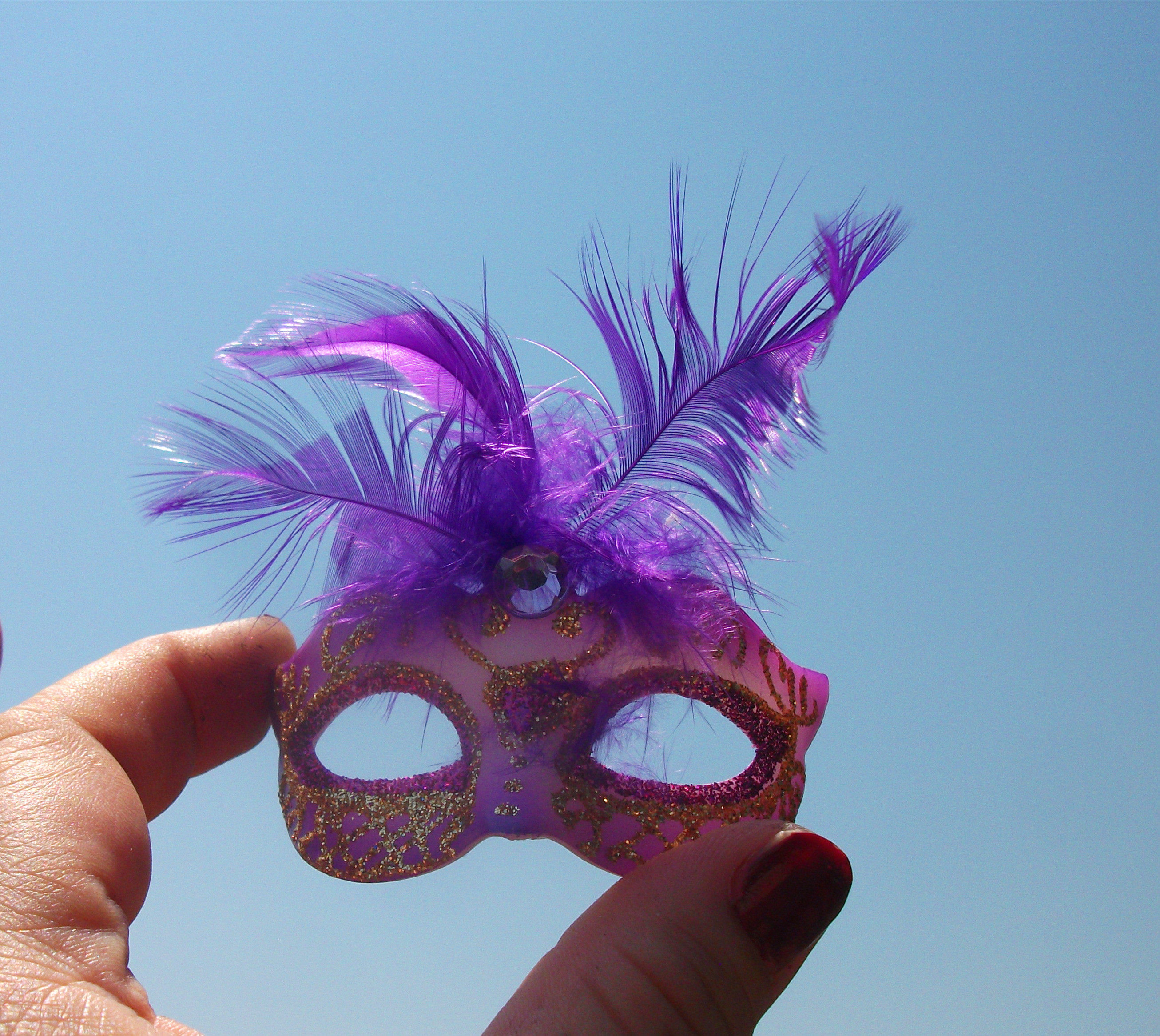 WORLD TOURISM COMMEMORATIVE REFRIGERATOR MAGNET VENICE ITALY EXQUISITE MASK BEAUTY PASSION RED VARIETY