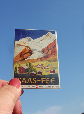 瑞士当地购买冰箱贴 SAAS FEE ZERMATT采尔马特 THUN 少女峰多款