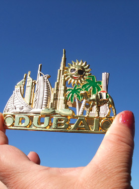 阿联酋当地纪念品迪拜旅背