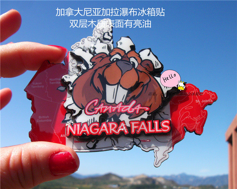 BUY LOCAL CANADA TO BRING BACK NIAGARA FALLS MR. BEAVER MAP