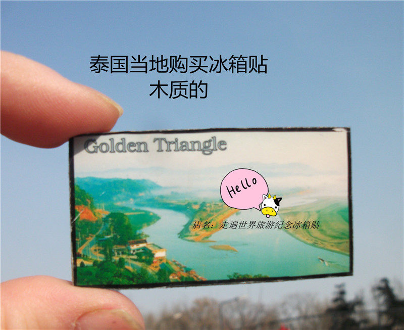 THAILAND LOCAL PURCHASE OF REFRIGERATOR MAGNETS WOODEN REFRIGERATOR MAGNETS TWO TYPES