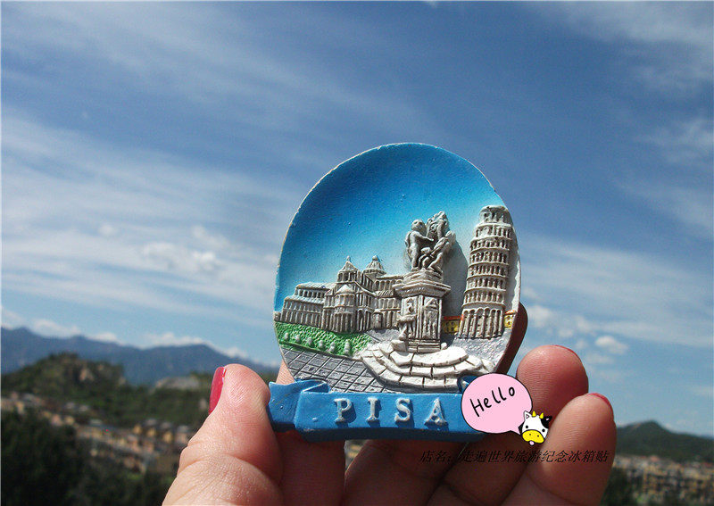 ITALIAN LOCAL FRIDGE MAGNETS PIZZA LEANING TOWER PISA LOCAL BUY TO BRING BACK EXQUISITE MODELS
