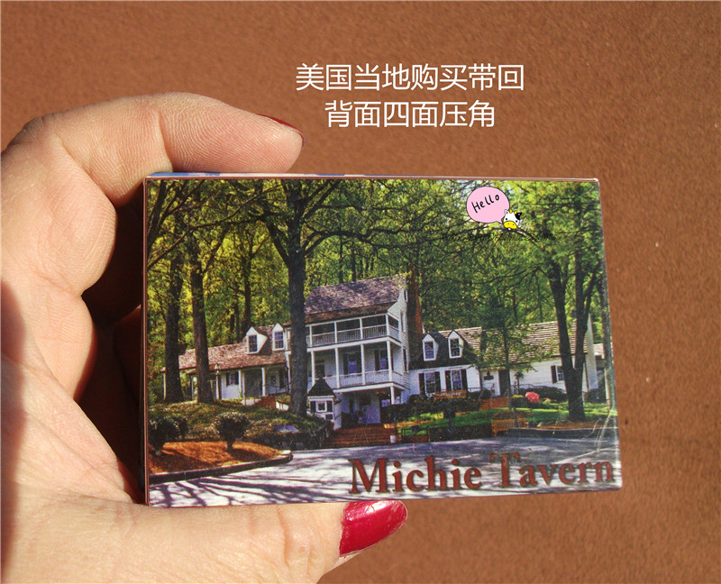 美国当地购买冰箱贴 MICHIE TAVERN 建于1784 家居饰品 冰箱贴 原图主图