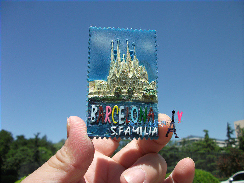 BUY FRIDGE MAGNETS LOCALLY IN BARCELONA SPAIN SAGRADA FAMILIA BARCELONA BARCELONA