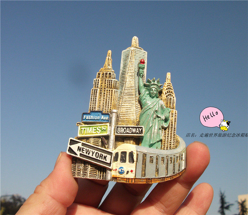 UNITED STATES LOCAL REFRIGERATOR MAGNETS UNITED STATES MAJOR CITIES NEW YORK SEATTLE AND OTHER PLACES