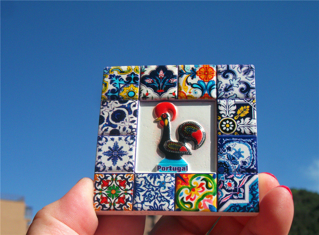 PORTUGAL LOCAL FRIDGE MAGNET PORTUGAL ROOSTER PORTUGUESE PAINTED TILES VARIOUS
