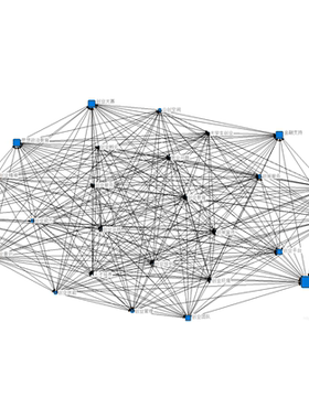 ucinet分析R知识图谱neo4j gephi社会networkx复杂网络igraph代做