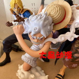 日版金猫现货Grandista五档路飞2.0尼卡草帽眼镜厂海贼航海王手办