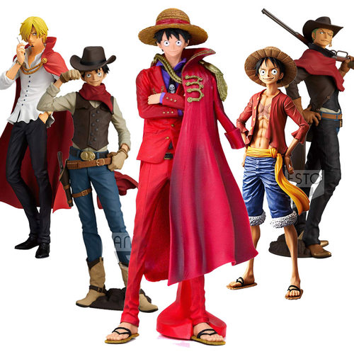 日版金猫路飞海贼航海王手办万代