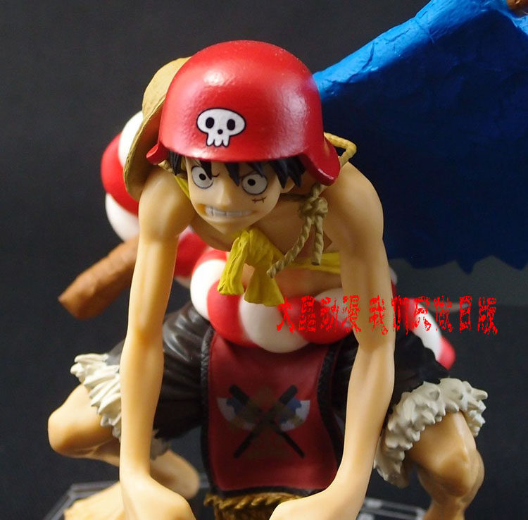 日版金猫  SC造型GOLD黄金城路飞战桃丸金太郎 海贼王手办