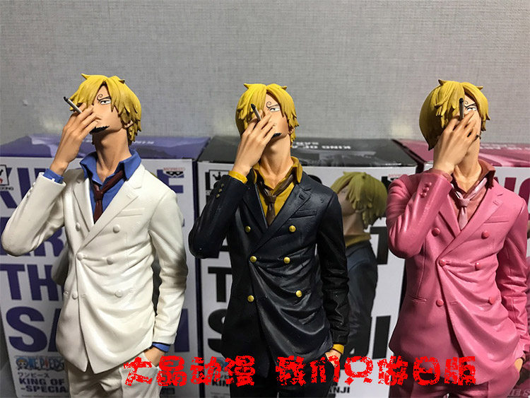 日版金猫海贼王眼镜厂KINGOFART艺术之王者彩色限定山治日本手办