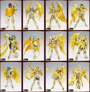 日版圣衣神话黄金魂神圣衣圣斗士星矢处女狮子射手双子座12宫手办