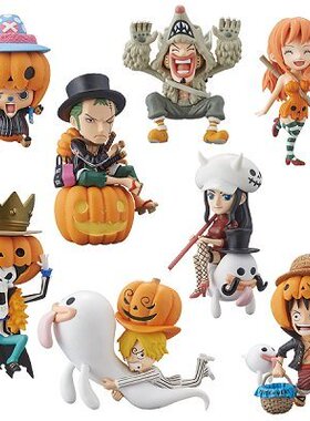 日版金猫  眼镜厂WCF 食玩 helloween special2草帽团 海贼王手办