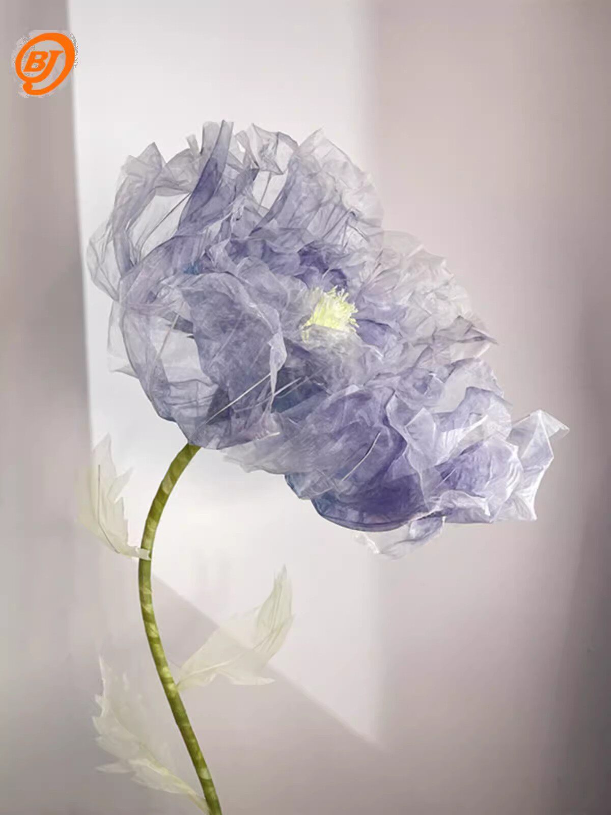 自动开合花仿真花假花带灯