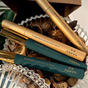 韩汝飞翘弧线睫毛膏女自然纤长防水卷翘速干定型打底不易晕染彩妆