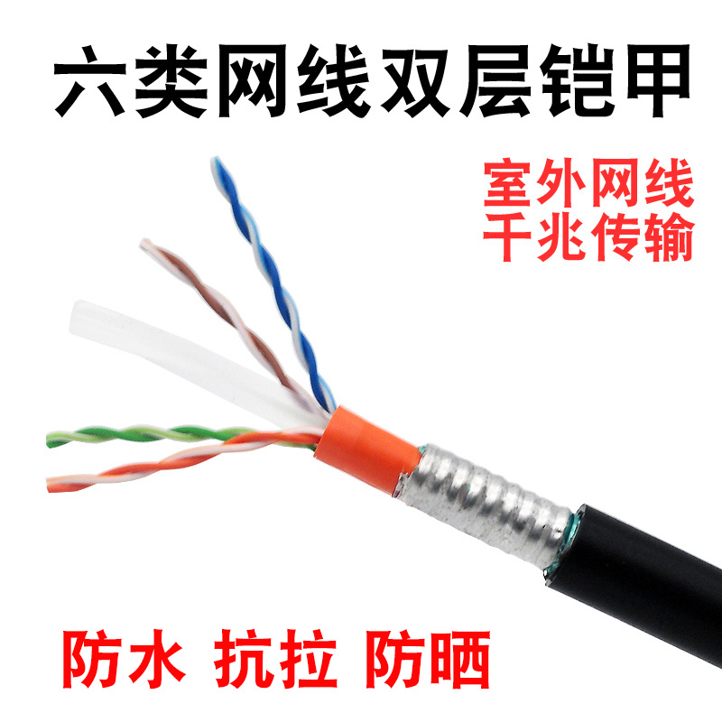 无氧铜铜防水高速千兆网络线