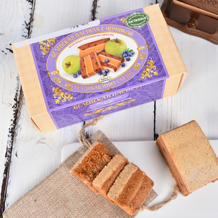 俄罗斯进口别廖夫苹果糕软果糕点什锦浆果蓝莓下午茶软酸甜零食品