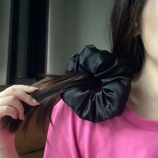 100％章小蕙慧有填充物真丝养发圈枕头发圈填充棉睡觉助眠护发饰