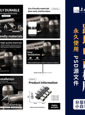 五金家电主图跨境电商亚马逊a+设计装修详情页速卖通虾皮美工模版