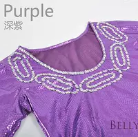 Глубокий фиолетовый (серебряные бусинки)