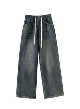 【北岛日落/牛仔裤】复古水洗冬天颜色加绒16盎司牛仔裤男女同款