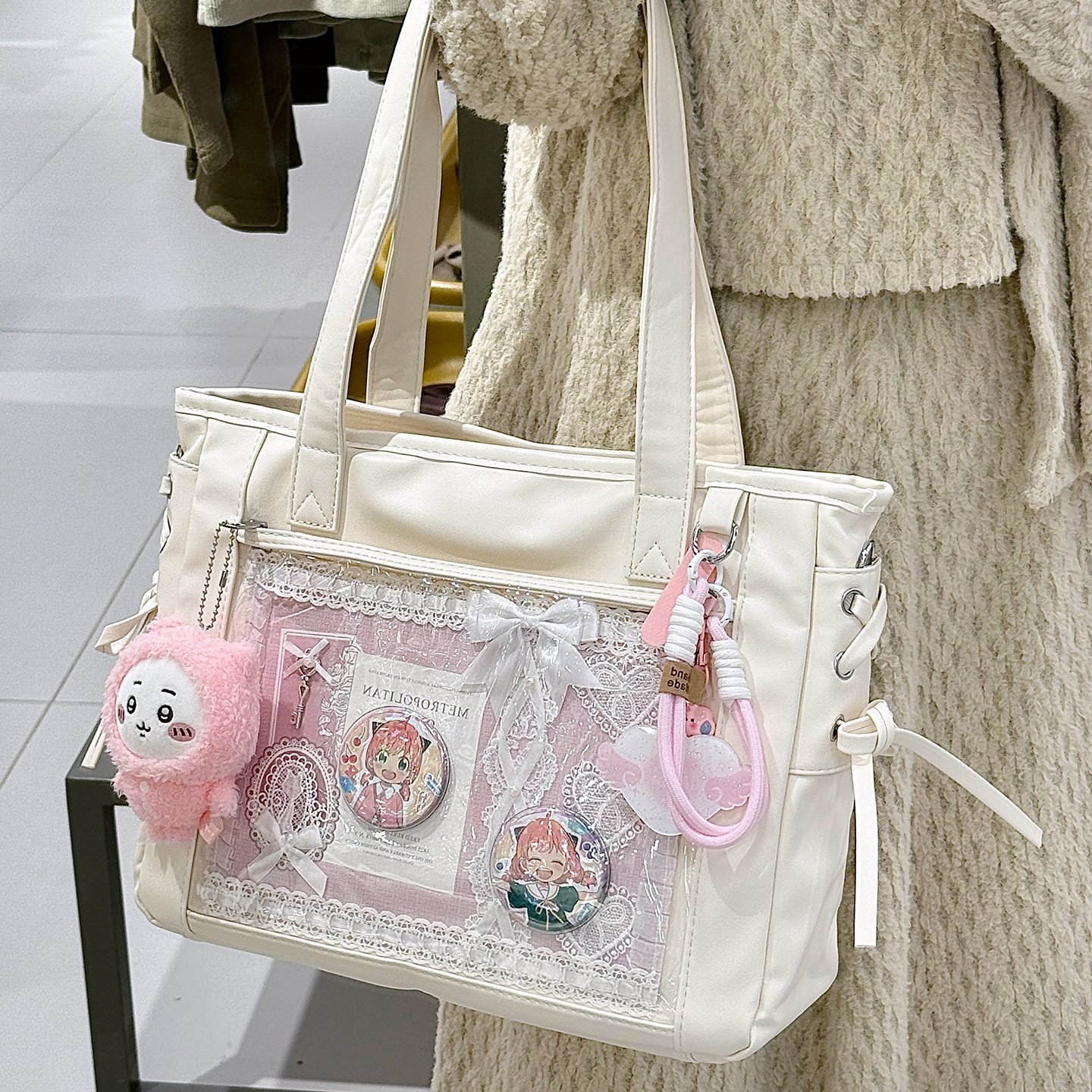 大容量通勤谷子吧唧痛包