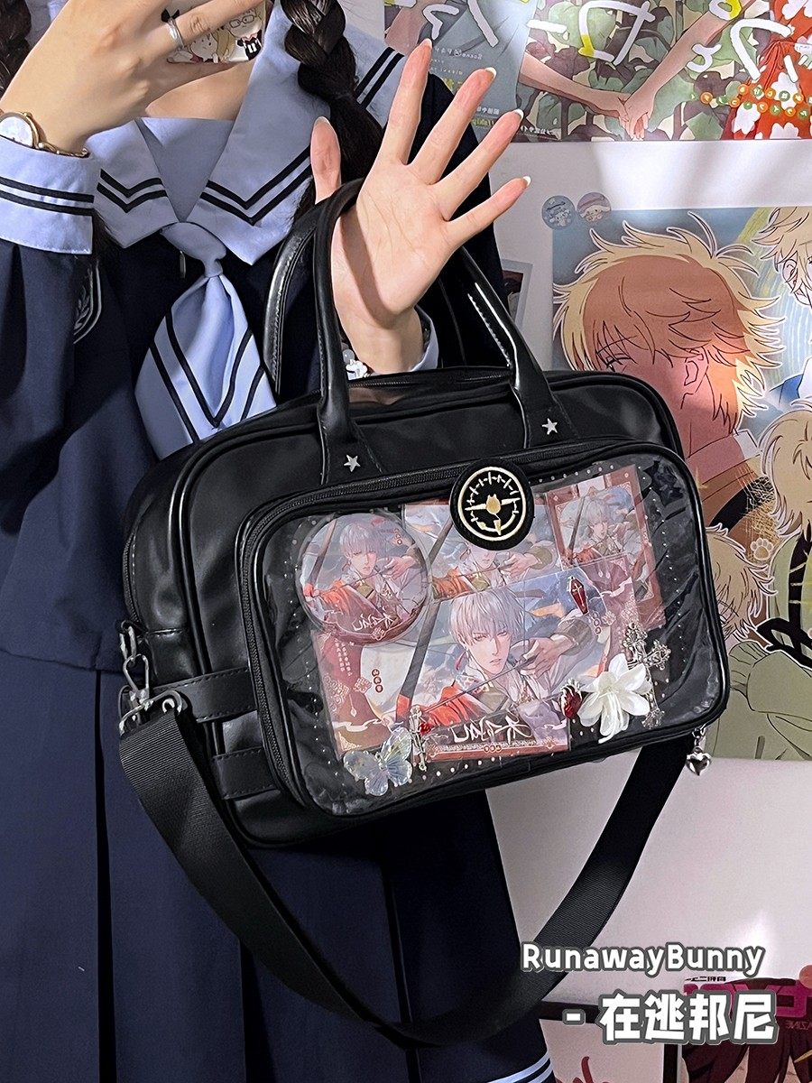 校供感制服包JK二次元女洛丽塔百搭单肩斜挎手提包大容量吧唧痛包,箱包皮具/热销女包/男包,痛包,淘宝优惠券,粉丝福利购,淘宝优惠卷