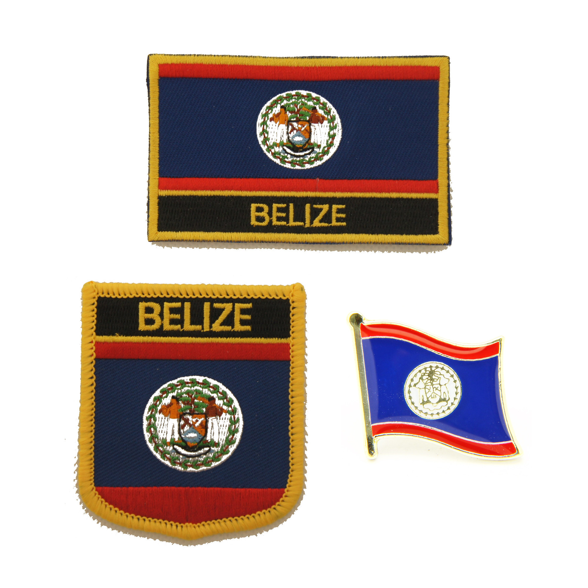 国旗布贴徽章背胶刺绣肩章