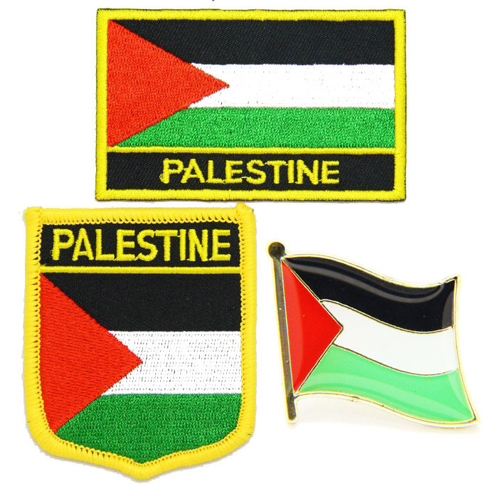 巴勒斯坦国旗布贴徽章肩章