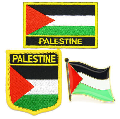 巴勒斯坦国旗布贴徽章肩章