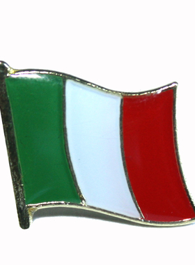 1206 国旗大王专卖 意大利 金属徽章 商务酒店胸针Italy Flag Pin
