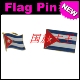 FLAG 商务会展 PIN 金属胸针 Cuba 古巴 国旗徽章
