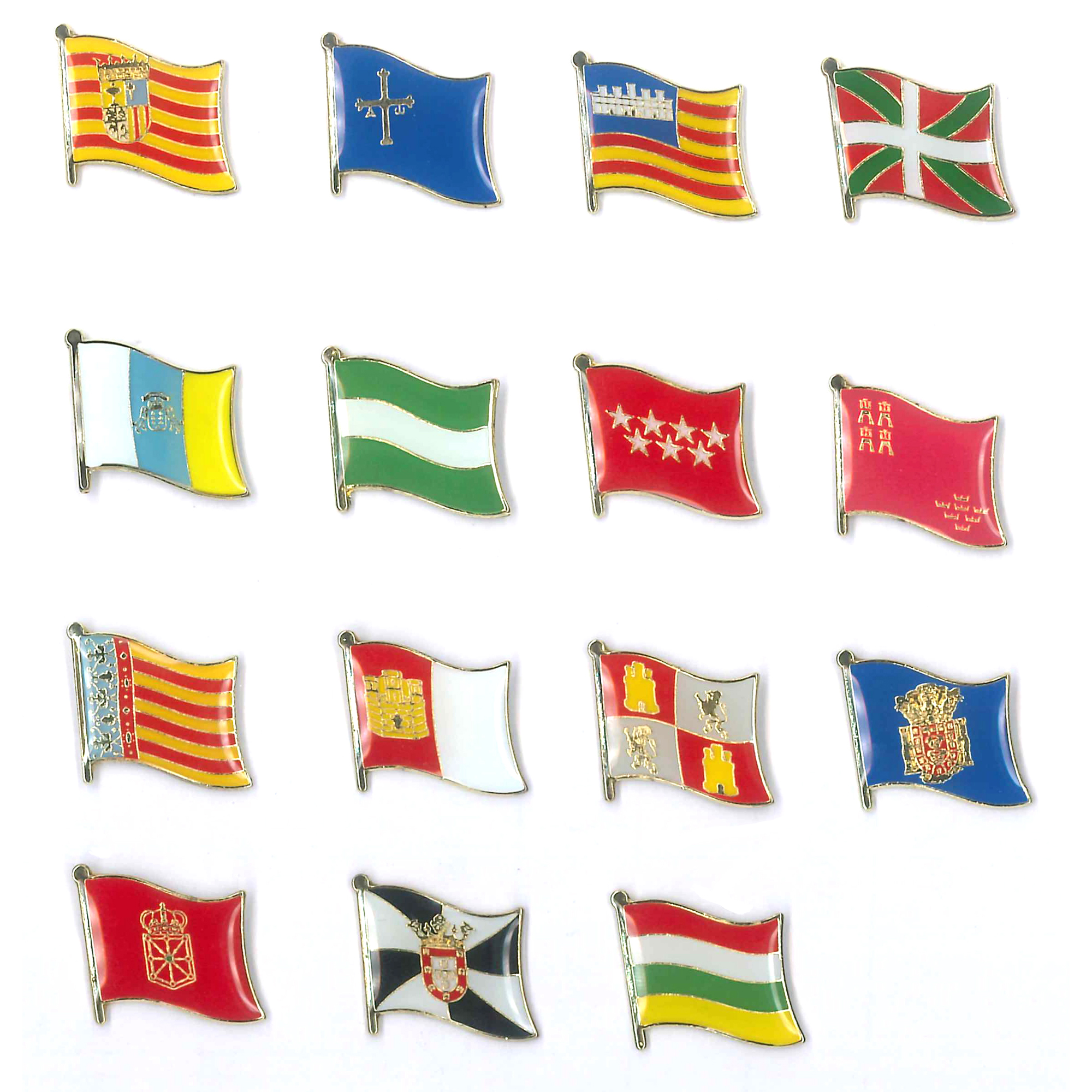 西班牙金属商务胸针徽章