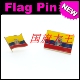 FLAG 商务会展 PIN 金属胸针 Ecuador 厄瓜多尔 国旗徽章